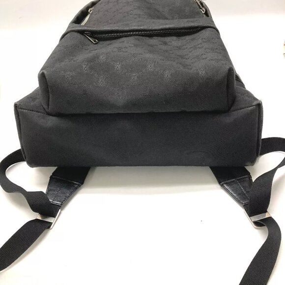 CELINE Triomph logo bag backpack Backpack Canvas / Leather Black main image 9